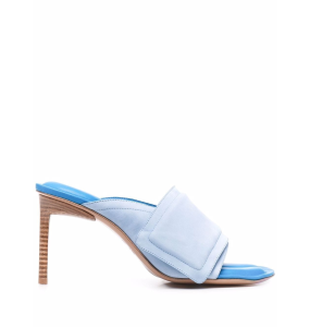 Jacquemus Les Mules Aqua Mule 80MM Heel Light Blue Size 39