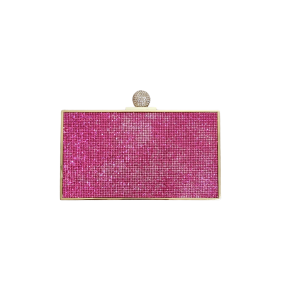 Sophia Webster Clara Box Bag Rosa Crystal (Hand Bag)	