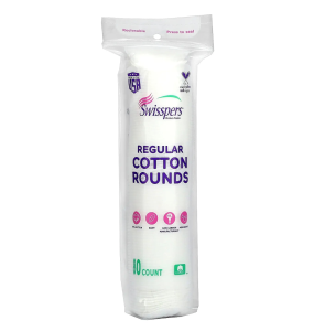 Swisspers Regular Cotton Rounds - 80 CT