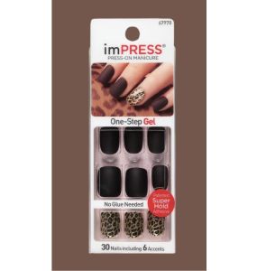 ImPRESS Press-on Manicure One-Stop Gel Nails BIPA110- Claim To Fame