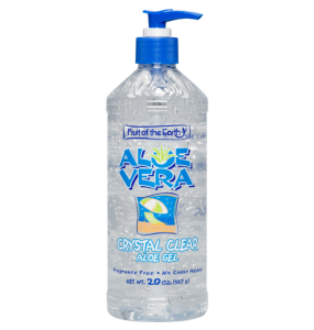 Fruit of the Earth Aloe Vera Crystal Clear Aloe Gel -20 Oz