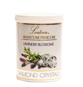 Lealeen Manicure Pedicure, Lavender Blossoms Diamond Crystals