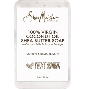 SheaMoisture Shea Butter Soap 100% Virgin Coconut Oil  & Shea Butter- 8 Oz