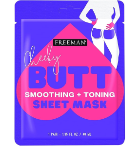 Freeman Cheeky Butt Smoothing + Toning Sheet Mask - 1.35 Oz