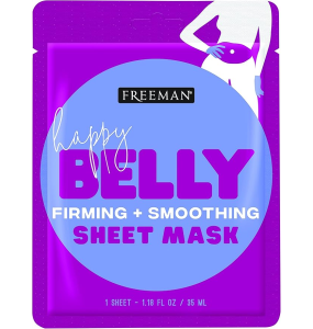 Freeman Happy Belly Firming + Smoothing Sheet Mask - 1.18 Oz