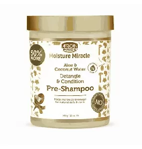 African Pride Moisture Miracle Detangle & Condition Pre-Shampoo - 12 Oz