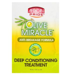 African Pride Olive Miracle Deep Conditioning Treatment - 1.5 Oz
