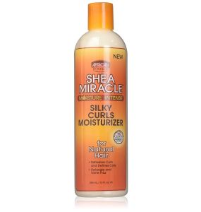 African Pride Shea Miracle Moisture Intense Silky Curls Moisturizer Bottle - 12 Oz