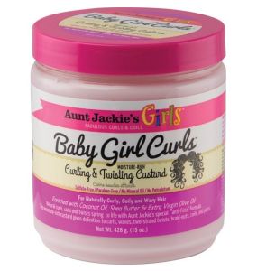 Aunt Jackie's Girls Baby Girl Curls Curling & Twisting Custard -15 Oz
