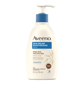 Aveeno Skin Relief Moisturizing Lotion, Triple Oat Complex & Coconut Oil - 12 Oz