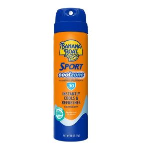 Banana Boat Sport CoolZone Clear Sunscreen Spray, SPF 30 - 1.8 Oz