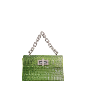 Gedebe Sophie Satin Agata + Crystal Degrade Emerald, Peridot, Light Rose