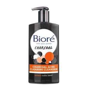Biore Charcoal 1% Salicylic Acid Acne-Clearing Facial Cleanser 	 - 6.77 Oz