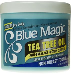 Blue Magic Tea Tree Oil Leave-in Hair Styling Conditioner -13.75 Oz