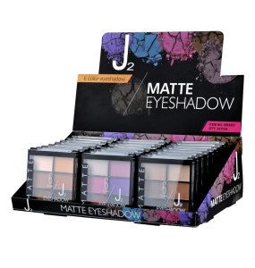 J2 Matte 6 Colors eyeshadow - 0.53 Oz