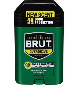 Brut Anti-Perspirant Deodorant, Overdrive - 2 Oz