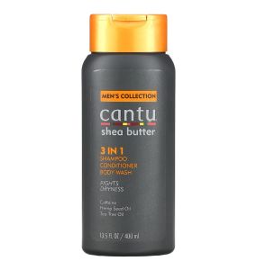 Cantu Men's 3-in-1 Shampoo, Conditioner and Bodywash - 13.5 Oz