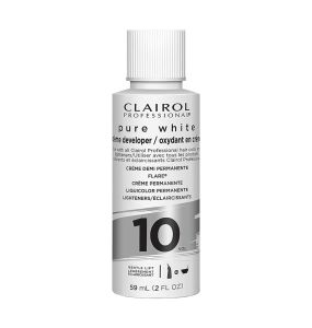 Clairol Professional Pure White Creme Gentle Lift Developer, 10 Volume - 2 Oz