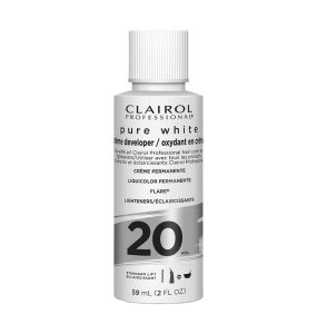 Clairol Professional Pure White Creme Gentle Lift Developer, 20 Volume - 2 Oz