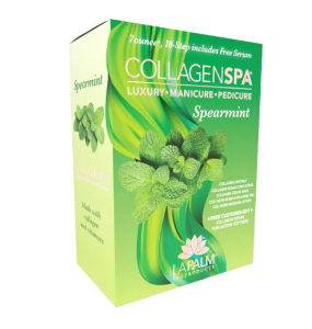 La Palm Collagen SPA Luxury Manicure & Pedicure Spearmint Kit (10 Steps)	