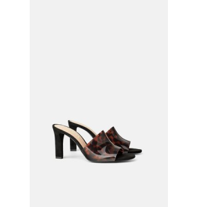 Zara Alberto Tac Wheel Sandal Talon ouver	(Size 39)