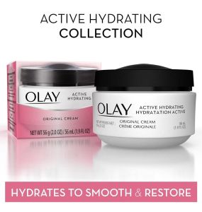 Olay Active Hydrating Cream Face Moisturizer - 1.9 Oz 