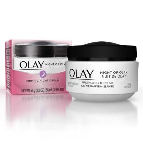 Olay Night of Olay Firming Night Cream Face Moisturizer - 2 Oz