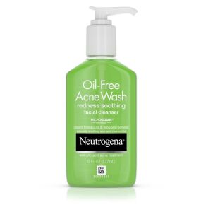 Neutrogena Oil-free Acne Wash & Redness Soothing Facial Cleanser -6 Oz