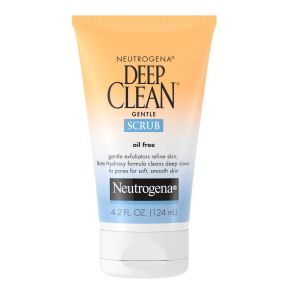 Neutrogena Deep Clean Gentle Daily Facial Scrub, Oil-Free Cleanser - 4.2 Oz