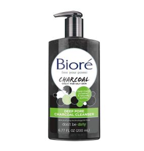 Biore Deep Pore Charcoal Daily Face Cleanser - 6.77 Oz 