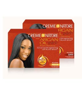Creme of Nature with Argan Oil No-Lye Relaxer, Super