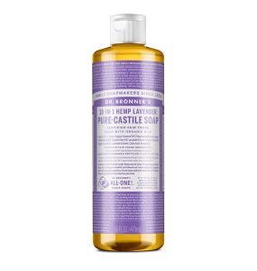 Dr. Bronner's Pure Castile Lavender Liquid Soap - 16 Oz