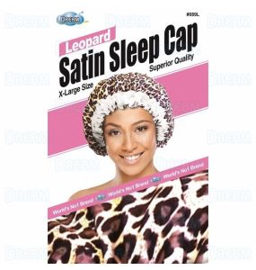Dream Women-Satin Sleep Cap Leopard	