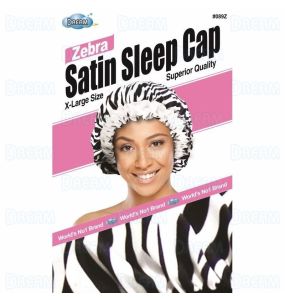 Dream Women-Satin Sleep Cap Zebra	