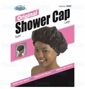 Dream World Original Shower Cap - Black/Assoorted 	