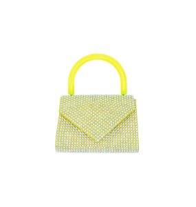 Gedebe Cookie Satin Lime Bag	