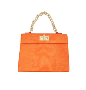 Gedebe Sophie Printed Lizard Afro-Orange	