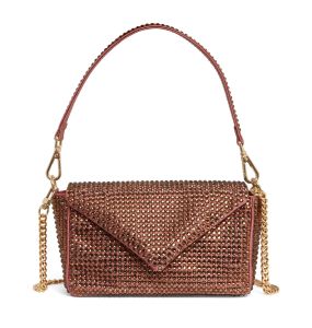 Gedebe My Love Embellished Shoulder Bag - Choco	