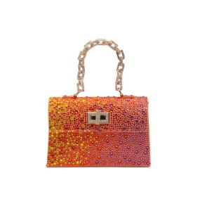 Gedebe Sophie Satin Mango + Crystal Degrade Rose, Sun, Citrine 	