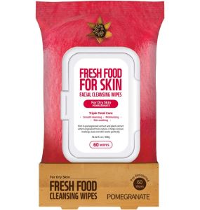 Fresh Food for Skin Cleansing Wipes (Pomegranate) 4PK - 10.22 Oz