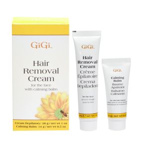Gigi Hair Removal Cream for Bikini with Calming Balm - 2.5 Oz