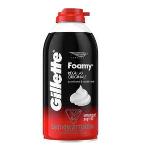 Gillette Foamy Classic Shave Foam for Men, Original Scent - 11 Oz