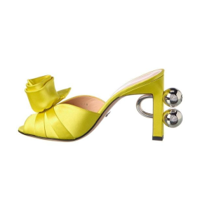 Gucci Shawana Flower Sandal Shine Yellow	(Size 38)