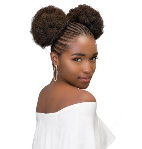 Janet collection Afro Puff-1 2 pcs color #1B