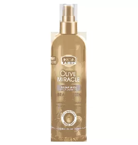 African Pride Olive Miracle Moisturizing Nourishing Sheen Hair Spray with Tea Tree Oil - 12 Oz