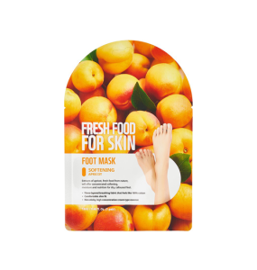 Fresh Food For Skin Foot Mask Softening Apricot - 0.35 Oz