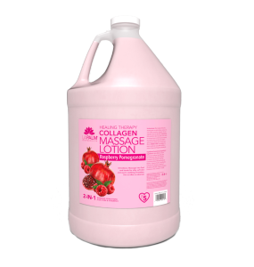 La Palm Healing Therapy Collagen Massage Lotion Raspberry Pomegranate 