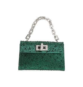 Gedebe Sophie Lame Emerald + Crystal Emerald	