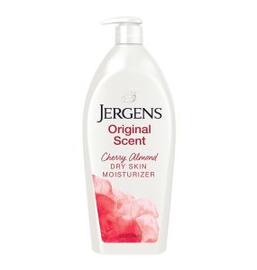 Jergens Original Scent Dry Skin Moisturizing Body Lotion with Cherry Almond Essence - 32 Oz