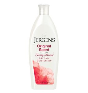 Jergens Original Scent Dry Skin Moisturizing Body Lotion Cherry Almond Essence -10 Oz